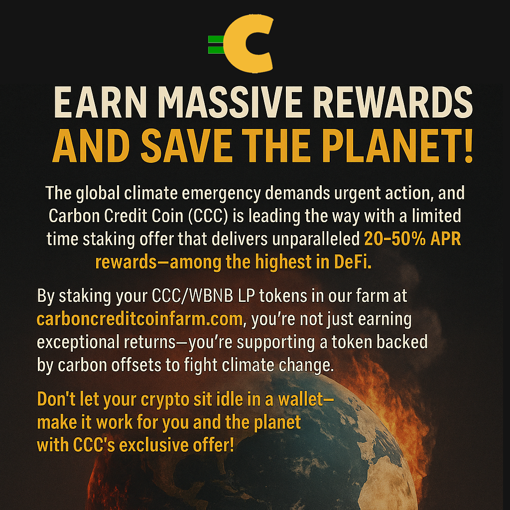 Earn Crypto Rewards and Help Save the Planet!