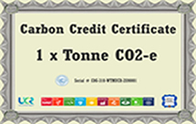 Carbon Credit Certificate badge