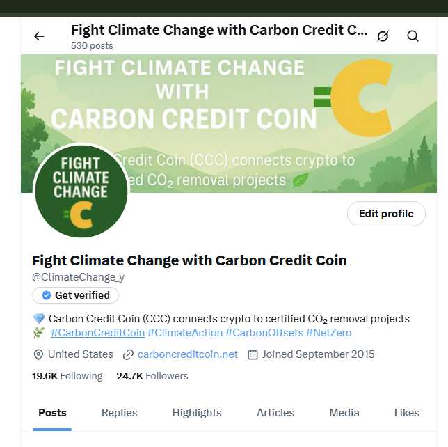 Screenshot of @ClimateChange_y profile